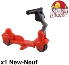 Lego 1x Scooter Tool Kick Scooter Handlebar Wheel Red/Red 36273c09 NEW