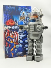 OSAKA TINTOY Robby the Robot Tin Toy Battery Operated w/box Made in Japan
