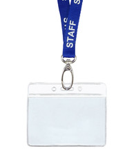 Bleu Staff Identité Lanière