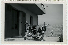 OLD PHOTO - MOTORCYCLE NEW MAP - MOTORCYCLE 1953 - Vintage Snapshot