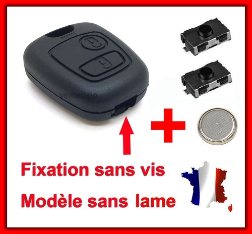 Coque clé plip pour citroen - clé,