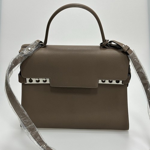Delvaux tempete grey leather - grey,