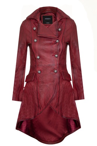 Femmes gothique cuir - gothique, bordeaux