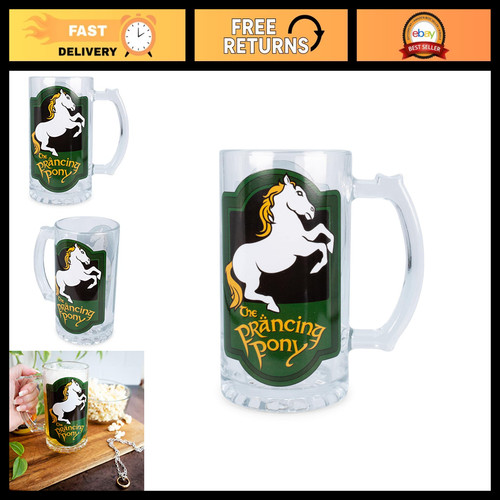 Prancing pony glass stein - prancing,