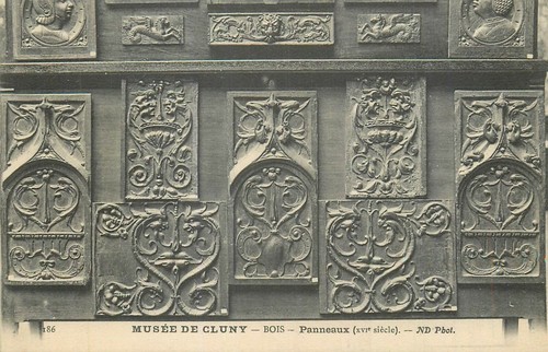 Museum cluny wood panels - wood,