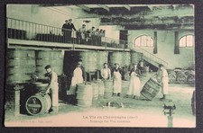 Old postcard 51: LIFE IN CHAMPAGNE, NEW WINE EXTRACTION - 1900 - UNCIRCULATED