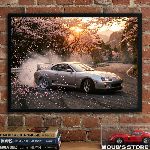 Poster art toyota supra mk4 - art,