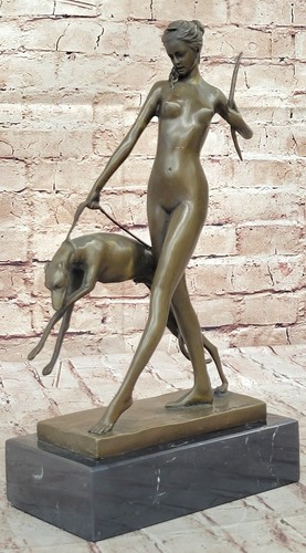 Signed 100 bronze nude diana - 100%,