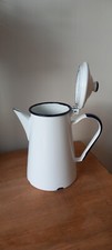 white enamelled carafe