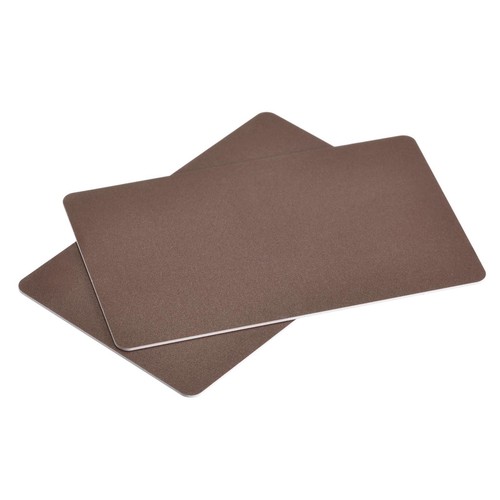 Blank pvc cartes - marron, carte