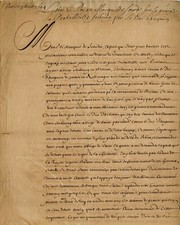 [LOUIS XIV Autograph Secretary] - HISTORICAL DOCUMENT! Victoire GRAVELINES