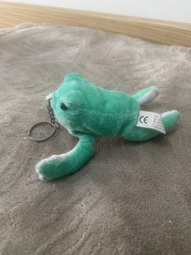 Porte cle peluche - cle, grenouille