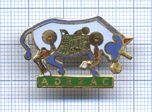 Rare pin adezac - pin's, dessin