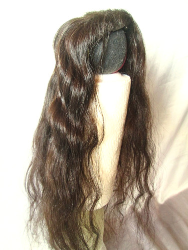 Ancienne perruque poupee 26cm - ancienne,