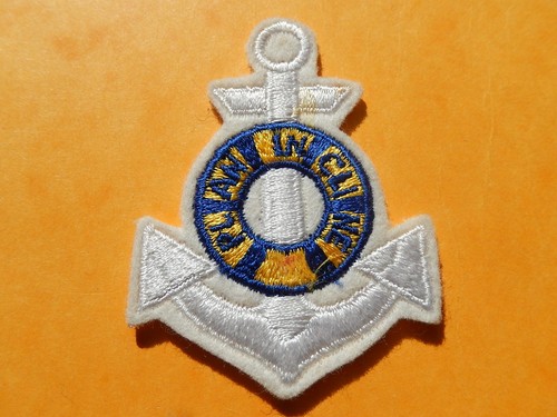Ecusson patch ancre marine - ecusson,