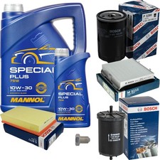 Bosch Inspection Set 6L mannol Special Plus 10W-30 pour VW Golf II 1.8 Gti G60