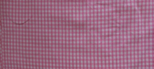 Coupon tissu petits carreaux