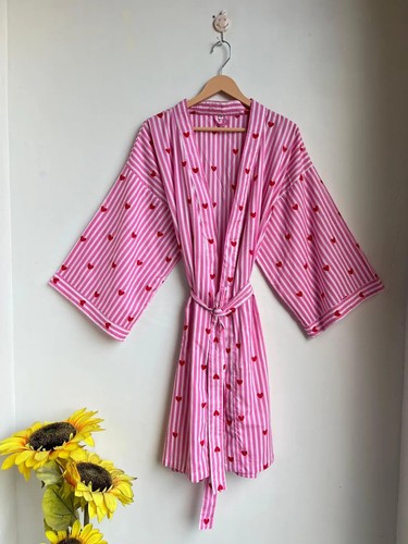 Kimono robe coton - kimono, main
