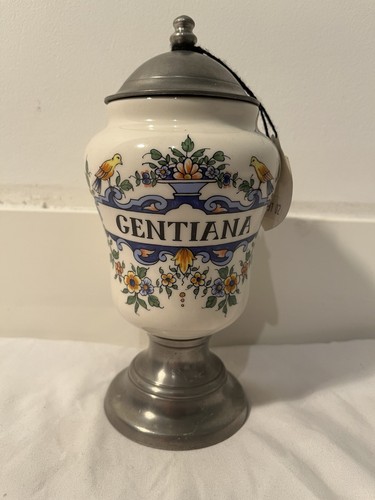 Pot porcelaine avec - pot, pied
