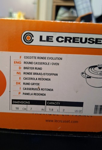 Cocotte fonte creuset - le,