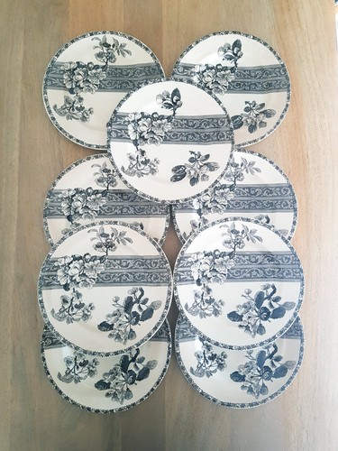 Lot assiettes a dessert - de, 9
