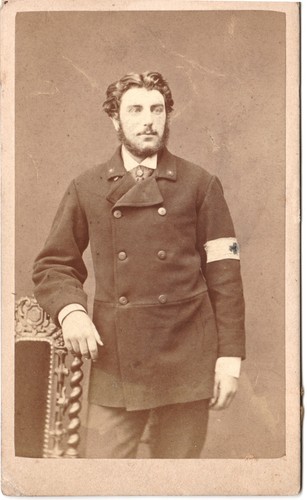 Ambulancier guerre 1870 - ambulancier, 1871