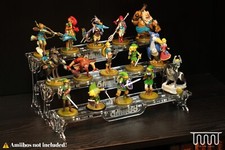 Rehausseur de présentoir acrylique pour Amiibo 5 emplacements (3 hauteurs dif...