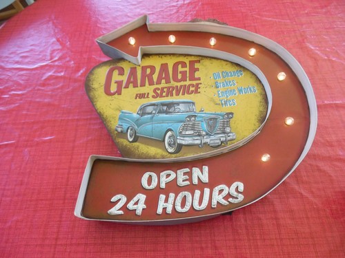 Plaque publicitaire garage - publicitaire,