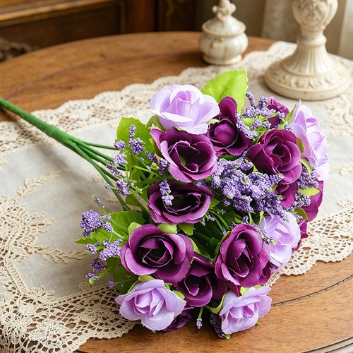 Bouquet roses diamantées - de,