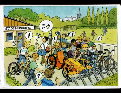 Scouts france pedal car - scouts,