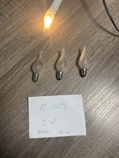 3 ampoules flamme de rechange
