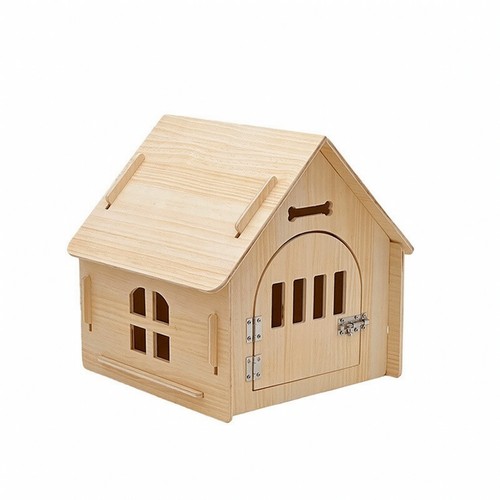 Maison chat bois avec - de, en