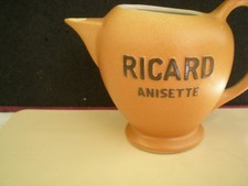 ANCIEN PETIT PICHET RICARD CARAFE CRUCHE CERAMIQUE