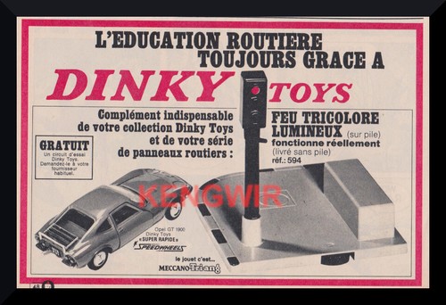 Publicite dinky toys feu - publicite,