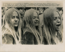 USA, Student Demonstration in San Francisco Vintage Silver Print Tirag