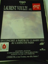 Une page advertising 1993 Chérie FM Laurent Voulzy in concert