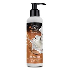 Huile de Massage Sensuel Coco pour Couple - Huile Comestible 200ml - Huile po...