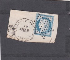 CERES N°60 B Type 2 étoile paris  muette cachet rond convoyeur station RARE