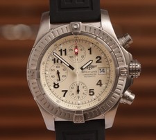 Breitling Super Avenger Chronograph! 44mm Titanium Case! The Toughest!