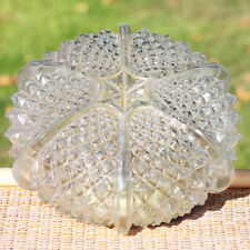 Vintage chiseled glass ceiling light ø 25 cm