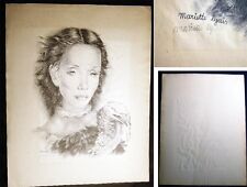 1930 MARIETTE LYDIS SIGNED LITHOGRAPH JUANA 