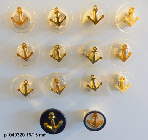 Lot boutons ancre de - boutons,