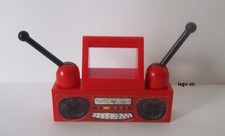 Lego 3010pb098 Radio + antennes Red Scala 3142 Marie's Room MOC -A6