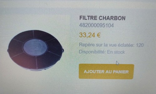 Whirlpool filtre charbon - filtre,