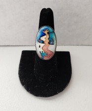 Contemporary Modernist C.R. CR Celiane and Ron Dunetz 925 Sterling Ring ~