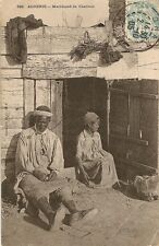 POSTCARD AFRICA ALGERIA COAL MERCHANT