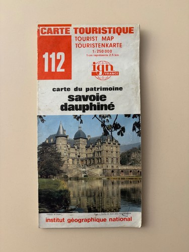 Ancienne carte touristique ign - ancienne,