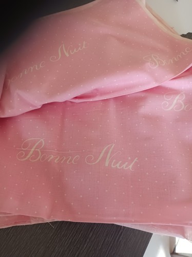 Ancien grand coupon tissu - grand,