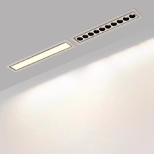 LED Anti-glare Ceiling Light Fixture Recessed Linear Lamp Spotlight Floodlight