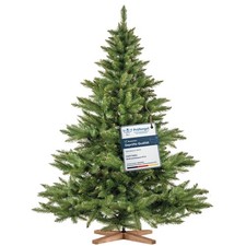 Faux Sapin De Noël NORDMANNTANNE Avec Support En Bois